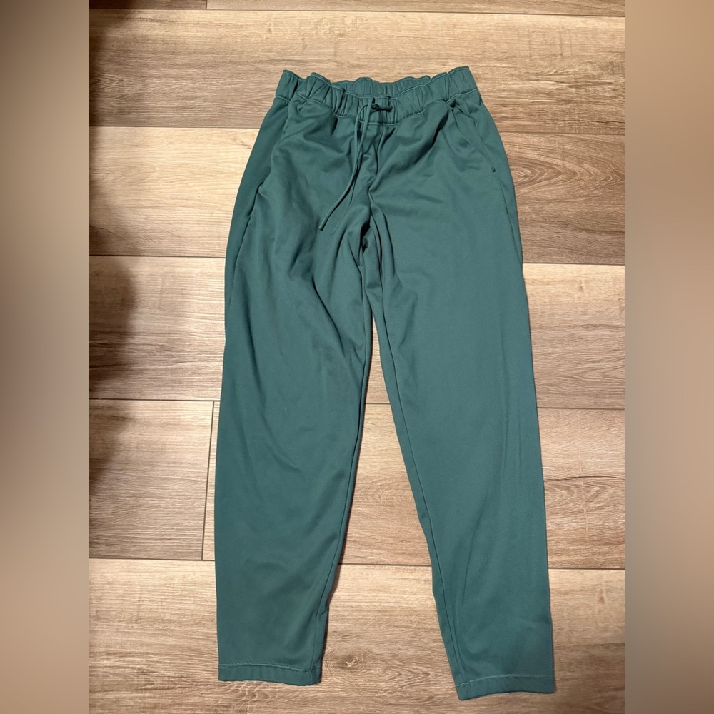 Athleta Forest Teal Drawstring Track Joggers - image 1